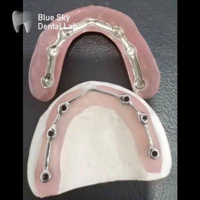 comprar Barras de Titânio Dentárias Com Dentadura Plena Acrílica Barras de Titânio Para Implantes Dentários online manufacture