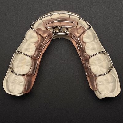 comprar Comfortable Stainless Steel Acrylic Hawley Retainer Effective Orthodontic Solution online manufacture